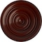 Ekena Millwork Classic Ceiling Medallion (Fits Canopies up to 4 1/8"), 13 1/4"OD x 1/2"P, Brushed Mahogany CM13CLBMF - alternate 1
